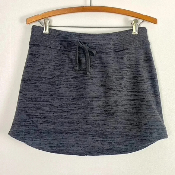 Athleta Gray Heather Drawstring Skirt - Picture 1 of 13